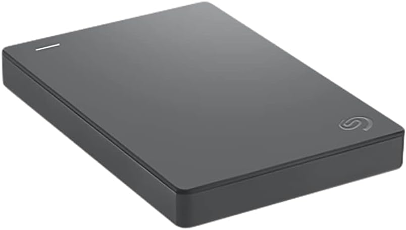 Seagate Basic 2TB Portable External Hard Drive, 2.5", USB 3.0, Wired 2.5 inch External HDD, Grey