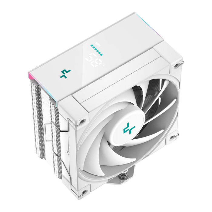 DeepCool AK400 Digital WH Air CPU Cooler, 120mm Fan, ARGB, Single Tower, White