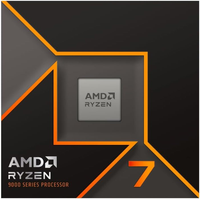 AMD Ryzen 7 9700X CPU, AM5, 3.8GHz (5.5 Turbo), 8-Core, 65W, 40MB Cache, 4nm, 9th Gen Processor, Radeon Graphics, NO HEATSINK/FAN