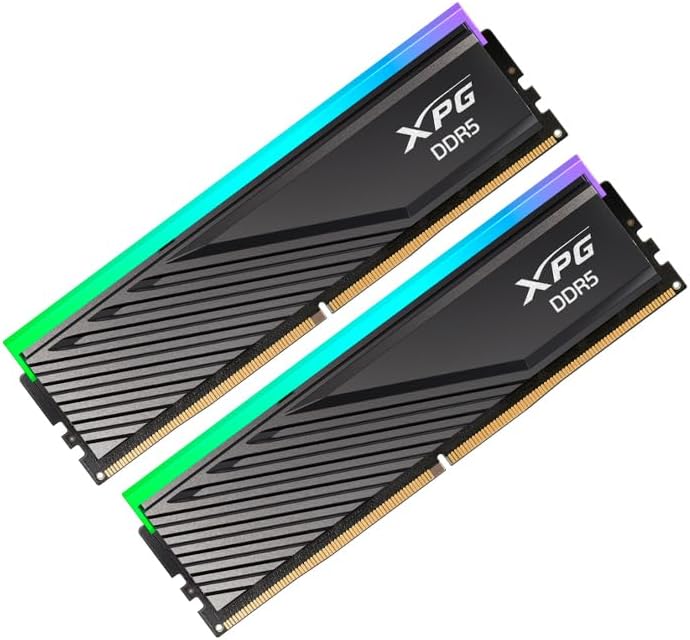 Adata XPG Lancer Blade RGB 64GB RAM Memory Kit (2 x 32GB), DDR5, 6000MHz, XMP 3.0, AMD EXPO