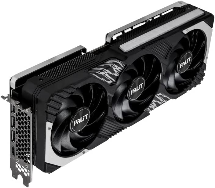 Palit RTX4070 Ti GamingPro Graphics Card, PCIe4, 12GB DDR6X, HDMI, DP, 2610MHz Clock, RGB Lighting *OPEN BOX*