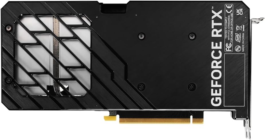 Palit RTX 4060 Infinity Gaming Graphics Card OC, PCIe 4.0, 8GB DDR6, 2565MHz Clock, HDMI, DP, Black