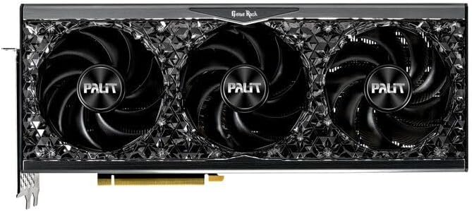 Palit RTX 4070 Ti SUPER GameRock OmniBlack Gaming Graphics Card, 16GB DDR6X, 2610MHz Clock