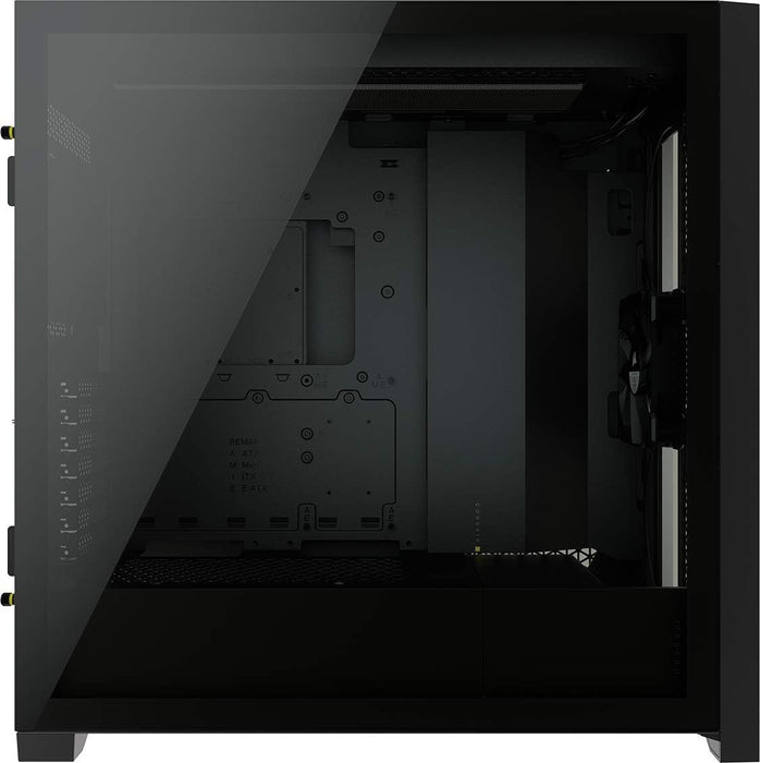 Corsair 5000D Airflow Gaming PC Case, E-ATX, AirGuide Fans, High-Airflow Front Panel, USB-C, Black