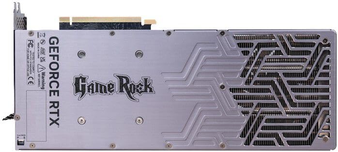 Palit RTX 4070 Ti SUPER GameRock OmniBlack Gaming Graphics Card, 16GB DDR6X, 2610MHz Clock