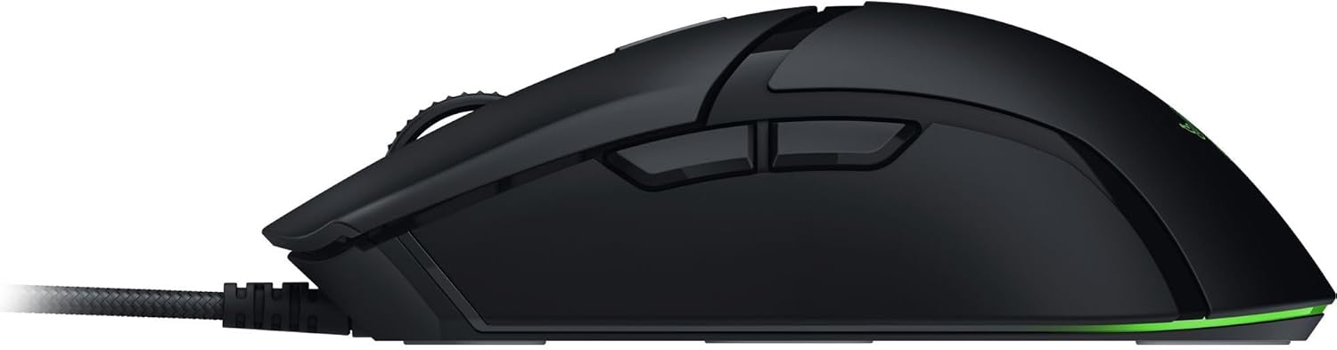 Razer Cobra Gaming Mouse Lightweight Wired Mice Chroma RGB, Optical Switches Gen 3, Black