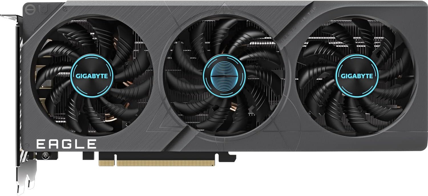 Gigabyte NVidia GeForce RTX 4060Ti Gaming Graphics Card 8GB GDDR6 EAGLE Ada Lovelace GPU, 4352 Core