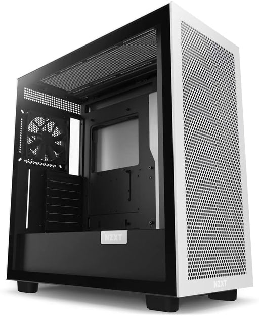 nzt h7 flow atx mid tower pc case gaming rgb