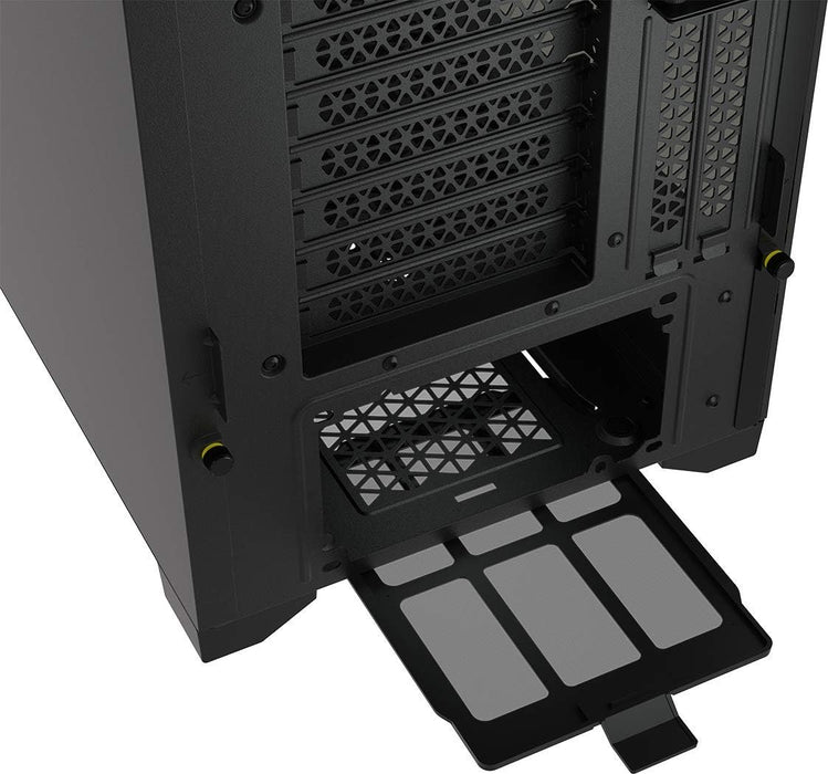 Corsair 5000D Airflow Gaming PC Case, E-ATX, AirGuide Fans, High-Airflow Front Panel, USB-C, Black