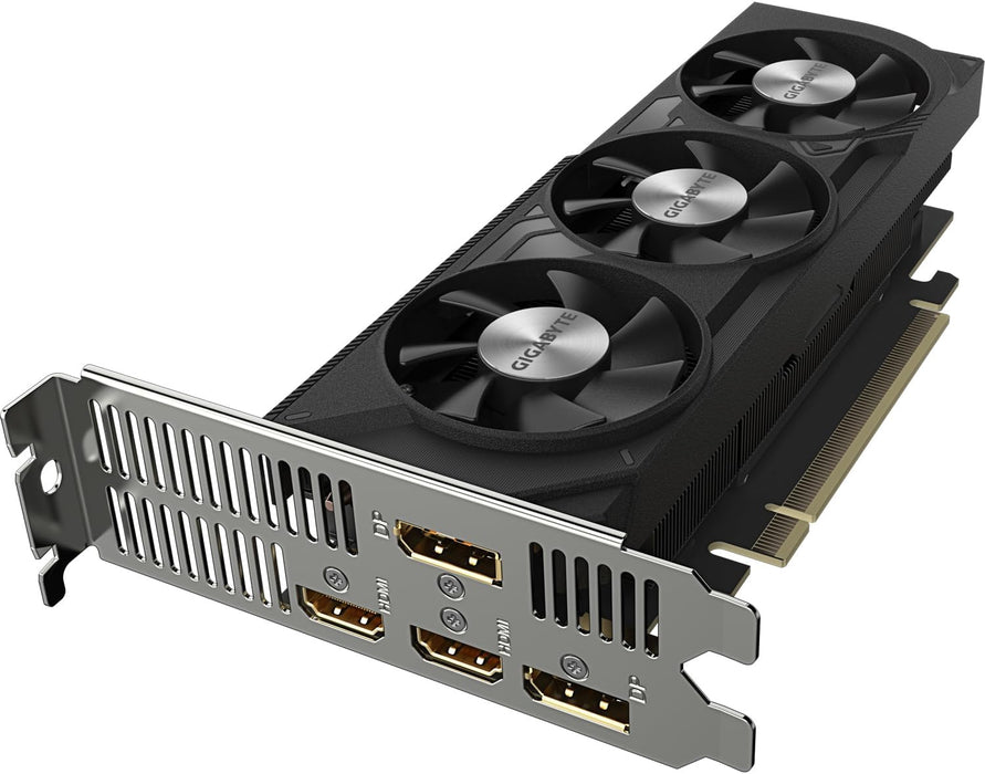 Gigabyte NVidia GeForce RTX 4060 OC Graphics Card Low Profile 8GB GDDR6, 2475MHz Core Clock GPU