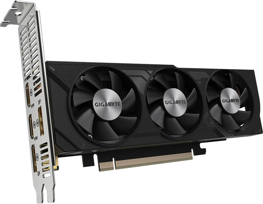 Gigabyte NVidia GeForce RTX 4060 OC Graphics Card Low Profile 8GB GDDR6, 2475MHz Core Clock GPU