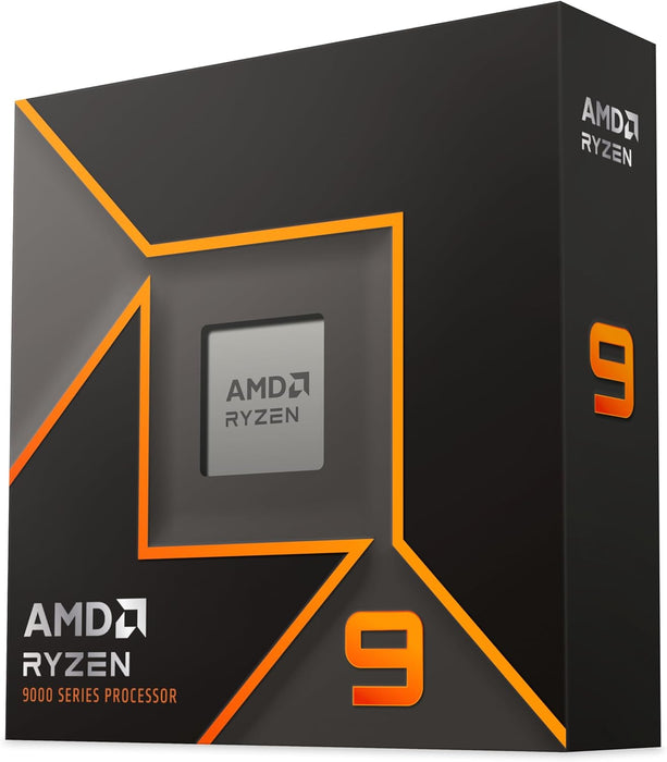 AMD Ryzen 9 9950X CPU, AM5, 4.3GHz (5.7 Turbo), 16-Core, 170W, 80MB Cache, 4nm, 9th Gen Processor, Radeon Graphics, NO HEATSINK/FAN