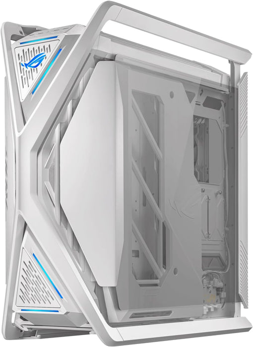 Asus ROG Hyperion Gaming PC Case E-ATX, 4 x 140mm Fans, Fan Hub & Lightning Panel, White