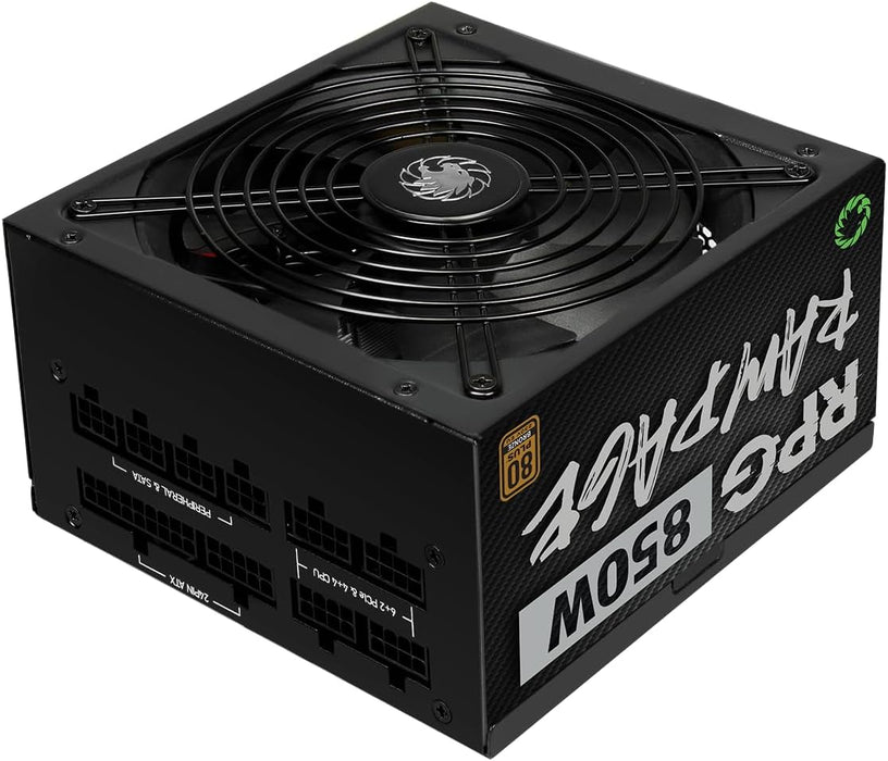 GameMax 850W ATX Power Supply  Fully Modular, 80+ Bronze, Rampage, PSU, Black