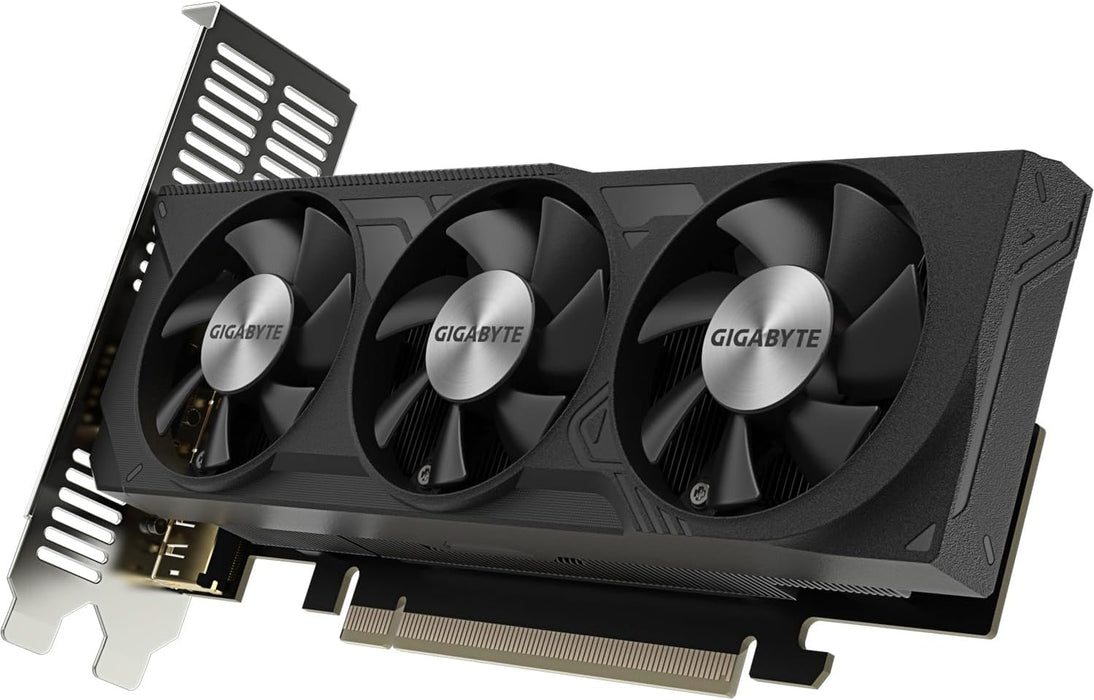 Gigabyte NVidia GeForce RTX 4060 OC Graphics Card Low Profile 8GB GDDR6, 2475MHz Core Clock GPU