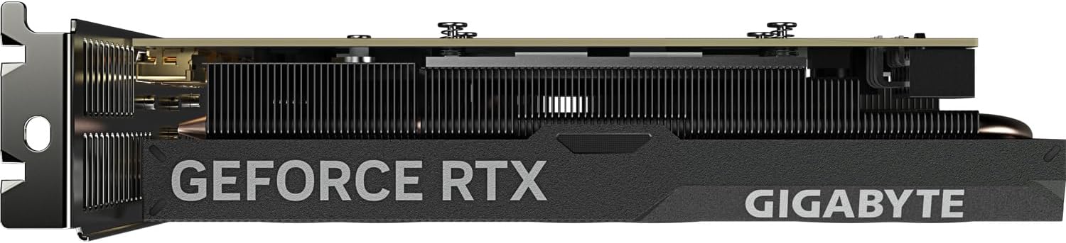 Gigabyte NVidia GeForce RTX 4060 OC Graphics Card Low Profile 8GB GDDR6, 2475MHz Core Clock GPU