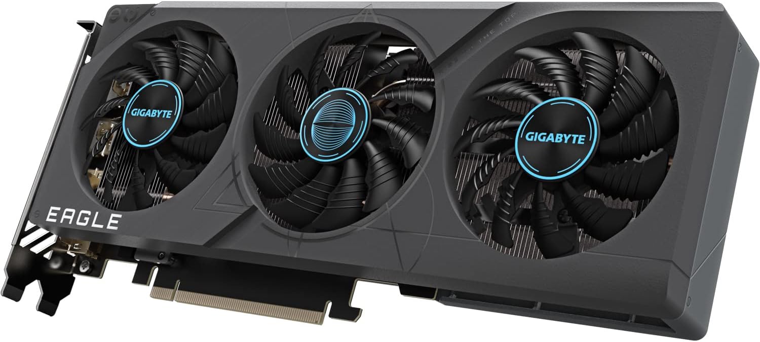 Gigabyte NVidia GeForce RTX 4060Ti Gaming Graphics Card 8GB GDDR6 EAGLE Ada Lovelace GPU, 4352 Core