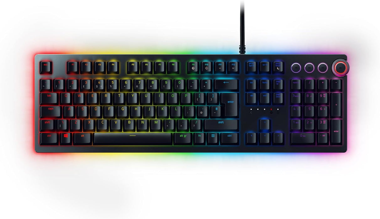 razer huntsman elite gaming keyboard purple switch