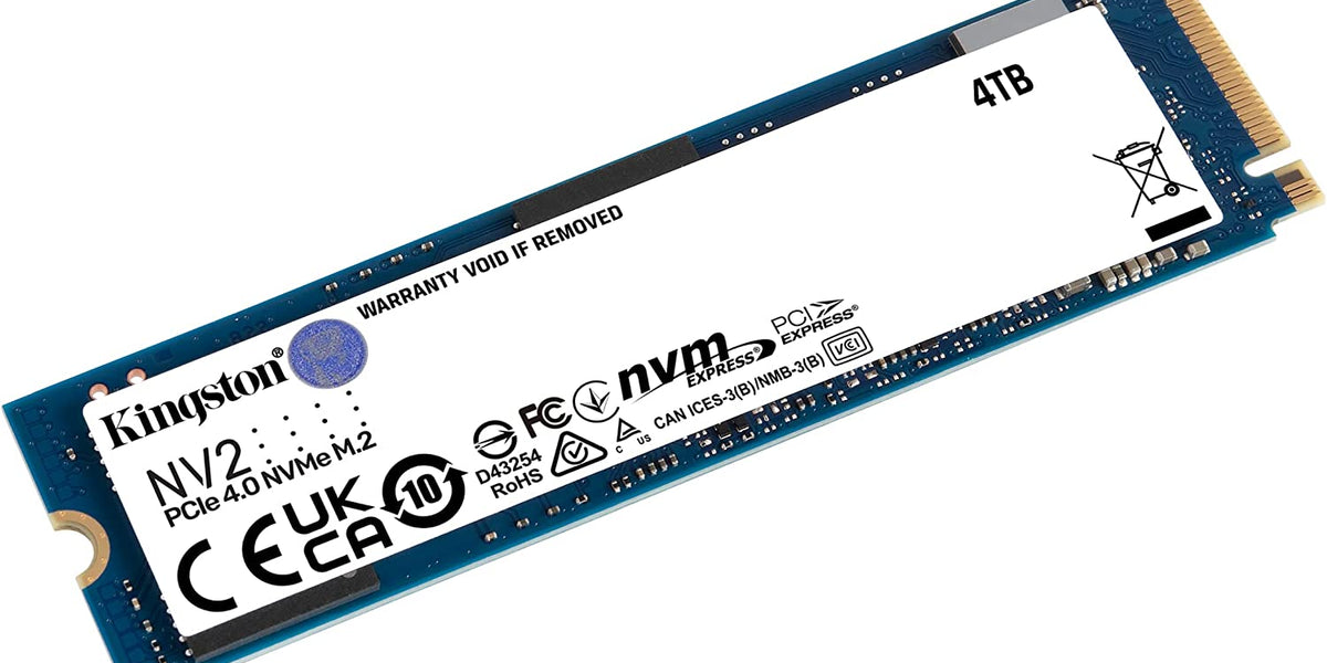 Kingston 4TB NV2 M.2 NVMe SSD, M.2 2280, PCIe 4.0, R/W 3500/2800