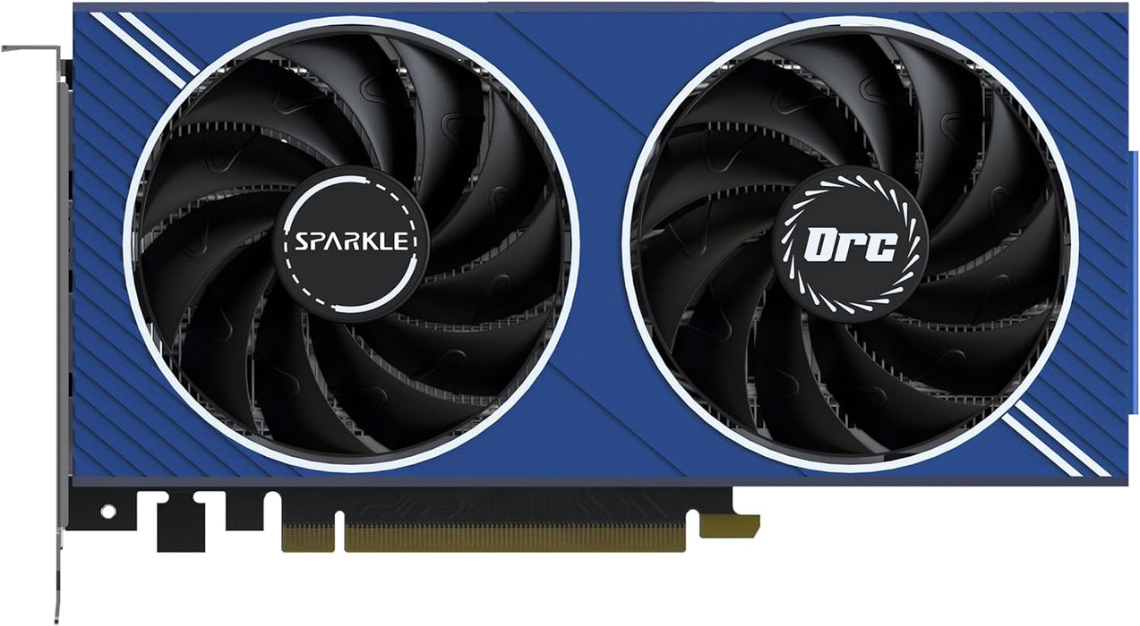 Sparkle Intel ARC A750 ORC OC Gaming Graphics Card, 8GB DDR6, PCIe4, HDMI, DP, 2200MHz Clock, 0dB Cooling, LED Temperature Display, Overclocked