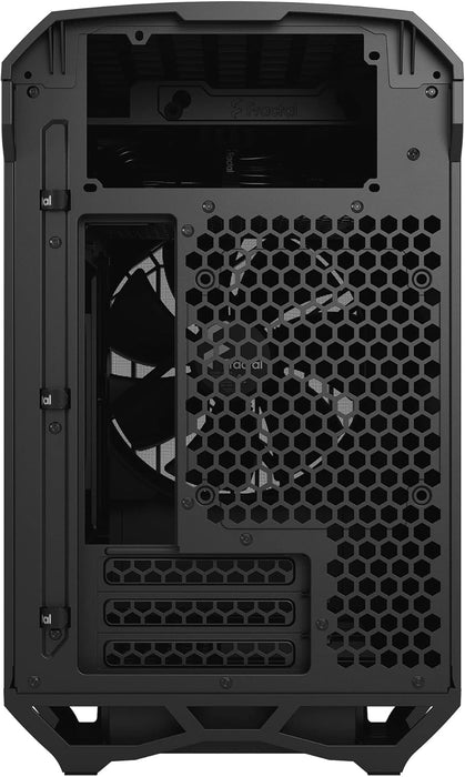 Fractal Design Torrent Nano PC Case, Mini ITX, 1 Fan, 280mm Watercooling, Front Grille, Black Solid