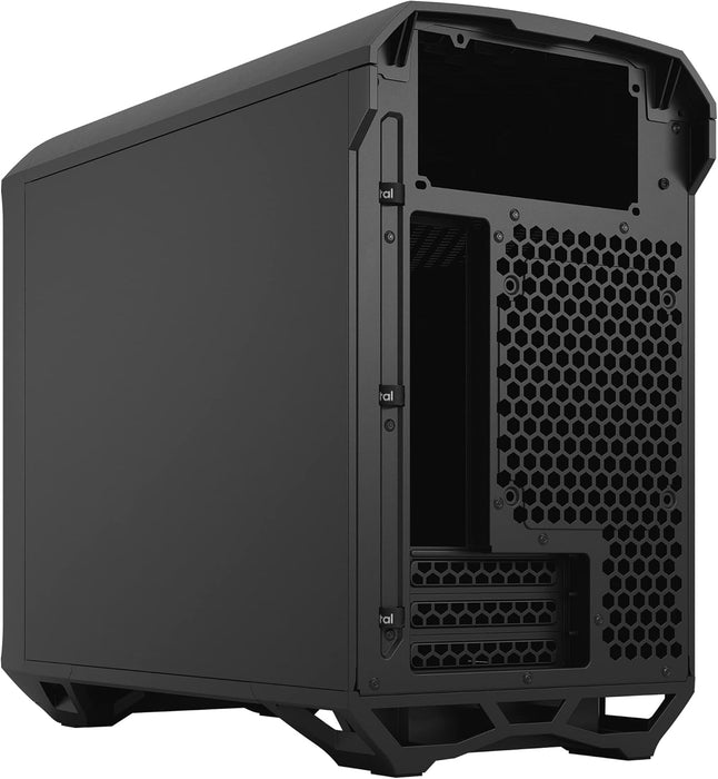 Fractal Design Torrent Nano PC Case, Mini ITX, 1 Fan, 280mm Watercooling, Front Grille, Black Solid