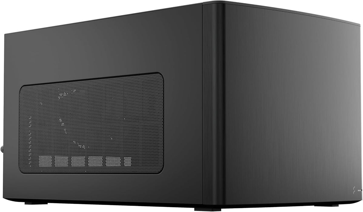 Fractal Design Node 304 Mini ITX PC Case Compact Cube Case, Modular Interior, 3 Fans, Black