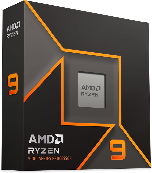 AMD Ryzen 9 9900X CPU, AM5, 4.4GHz (5.6 Turbo), 12-Core, 120W, 76MB Cache, 4nm, 9th Gen Processor, Radeon Graphics, NO HEATSINK/FAN