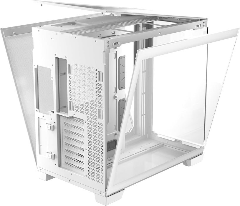 Antec C8 White E-ATX Gaming PC Case Full Tower, Tooless Design, Seamless Tempered Glass