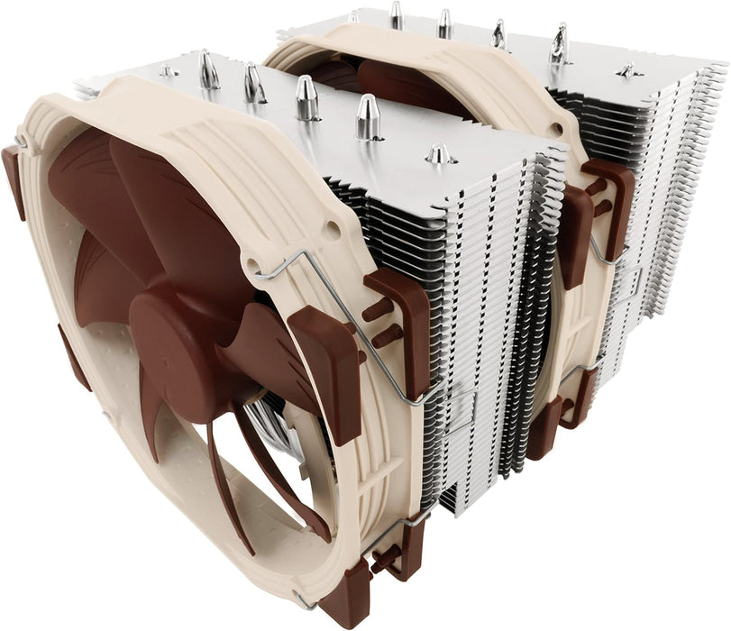 Noctua NH-D15 Air CPU Cooler, Silent, 140mm Fan NF-A15 PWM, Brown, Single Tower