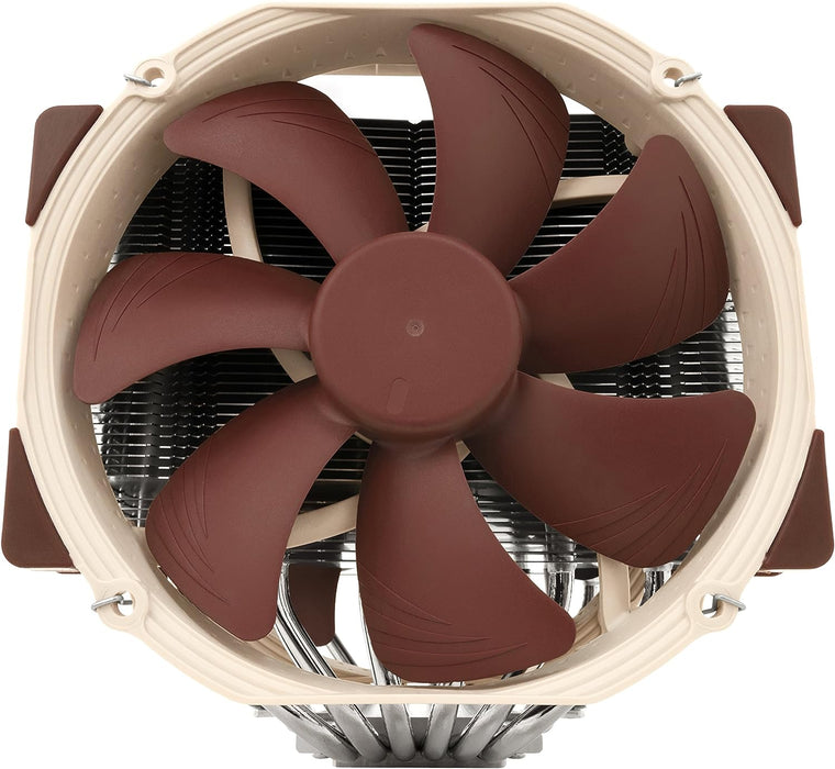 Noctua NH-D15 Air CPU Cooler, Silent, 140mm Fan NF-A15 PWM, Brown, Single Tower