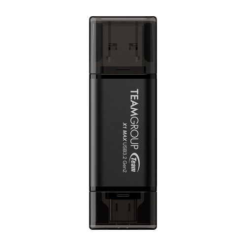 Team 256GB X1 Max Pen Drive USB-A & USB-C 3.2 Gen2 Memory Pen, 1,000MB/s, Flash Drive