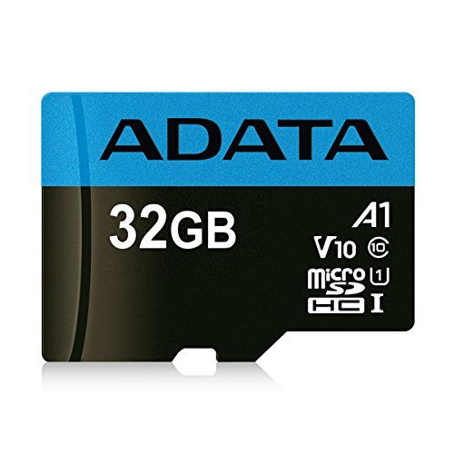 Adata 32GB Premier Micro SD Card with SD Adapter, UHS-I Class 10, A1 App Performance, 85MB/s