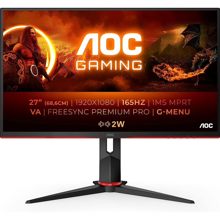 27 inch gaming monitor 165hz full hd