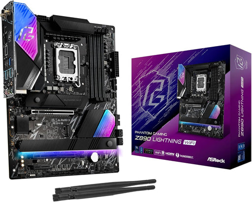 z890 gaming motherboard rgb for AI