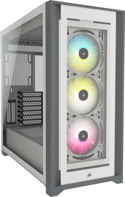 gaming pc case white e-atx