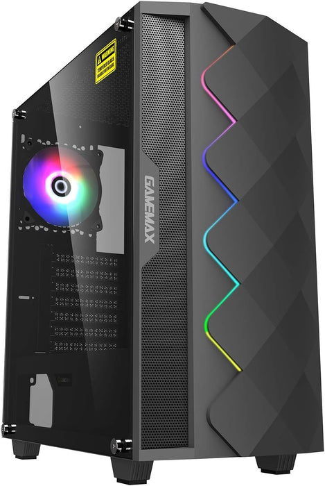 atx gaming desktop pc case black