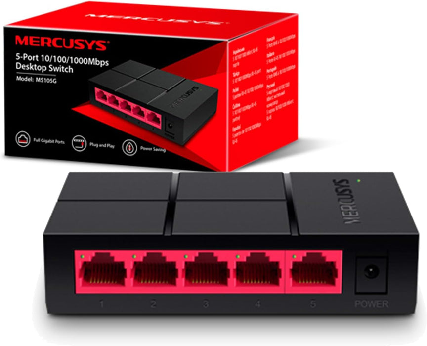 5-port gigabit ethernet switch