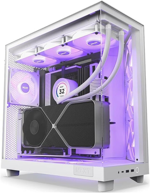 e-atx gaming pc case dual chamber