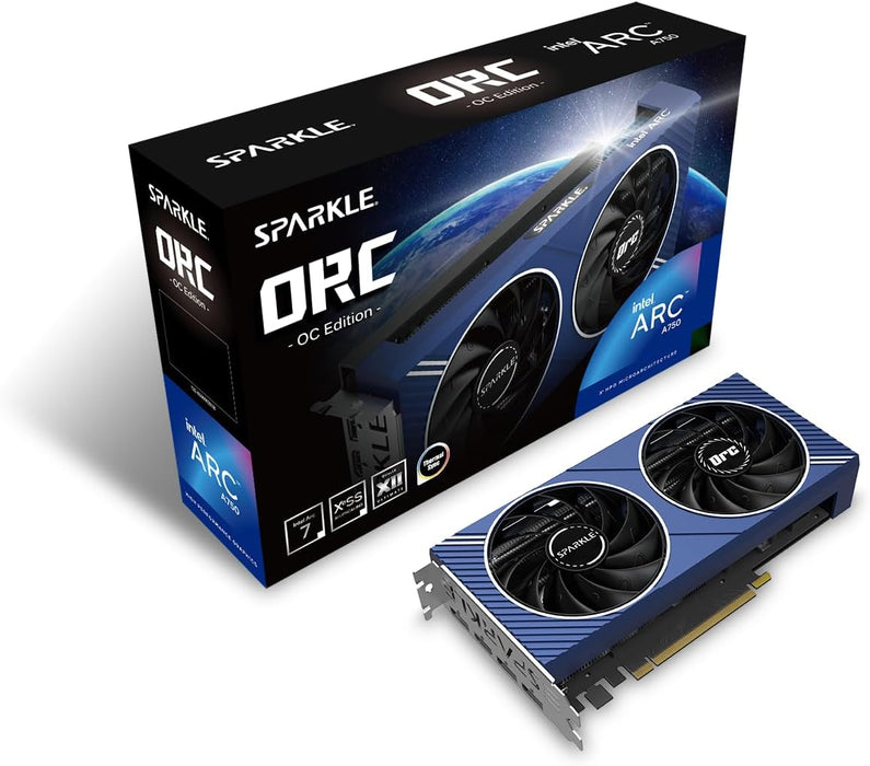 intel arc 750 gaming graphics card gpu