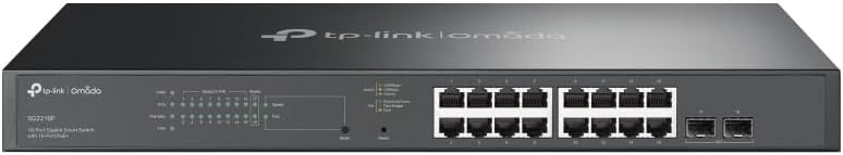 18-port gigabit smart swtch 16-port poe+