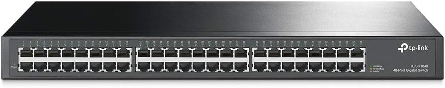 48-port switch unmanaged steel case