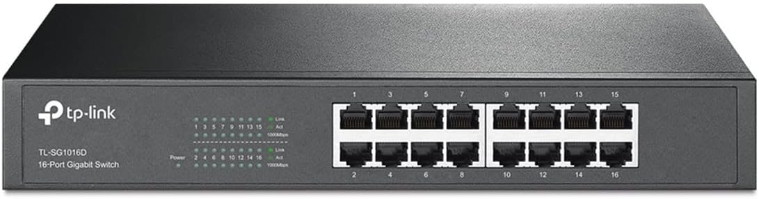 16-port desktop gigabit switch