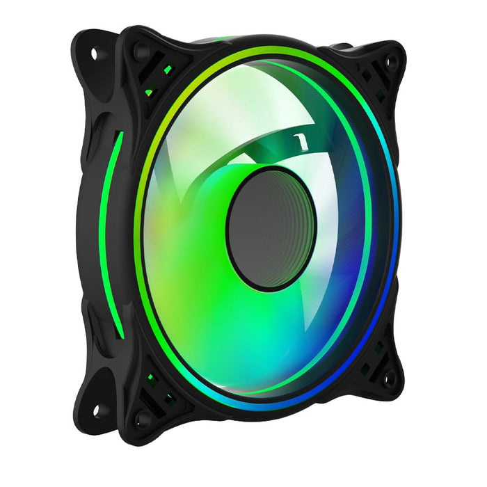 120mm case fan argb dual ring pwn