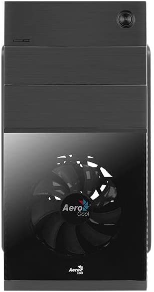 Aerocool CS-105 Cosmo Mini-ITX, Micro ATX PC Case, Mini Tower Case, 12cm RGB Fan, Black