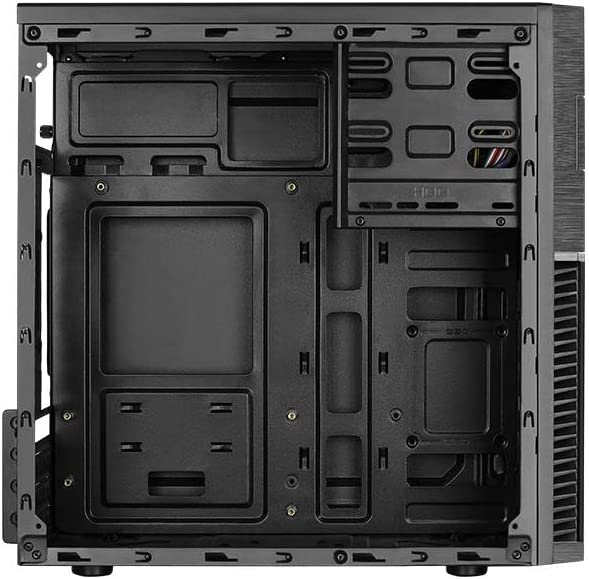 Aerocool CS-105 Cosmo Mini-ITX, Micro ATX PC Case, Mini Tower Case, 12cm RGB Fan, Black