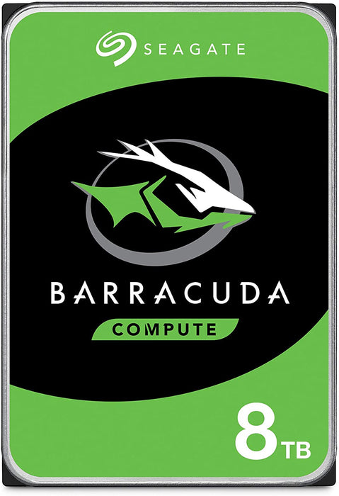 Seagate BarraCuda 8 TB Internal HDD, 3.5 Inch SATA 6 Gb/s 5400 RPM 256 MB Cache OEM - ST8000DM004