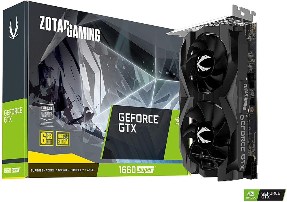 Zotac Gaming GeForce GTX 1660 Super 6GB Twin Fan nVidia Graphics