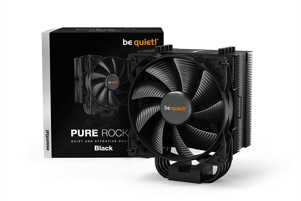 Be Quiet! Pure Rock 2 Black Air CPU Cooler, Intel & AMD Sockets, 120mm PWM Fan, 150W TDP