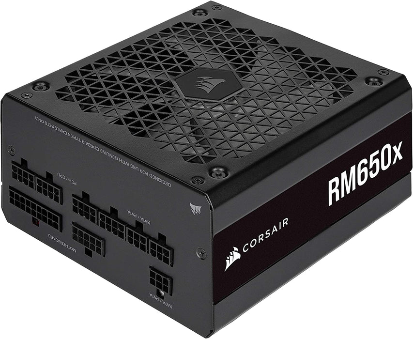 Corsair 650W Enthusiast RMx Series RM650X V2 PSU, Magnetic Levitation Fan, Fully Modular, 80+ Gold Power Supply